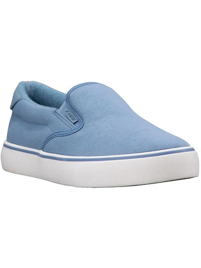 Lugz Clipper Jersey Womens Slip-on Flat Casual And Fashion Sneakers In Blue