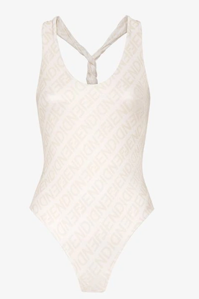 Fendi Swimwear In White