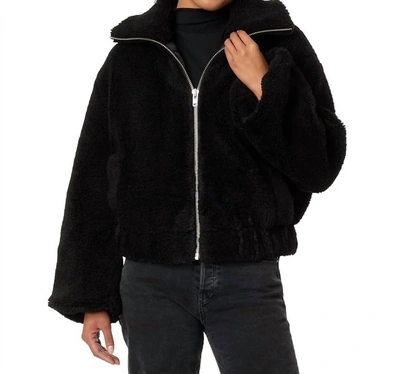 Free People Get Cozy Teddy Coat In Black