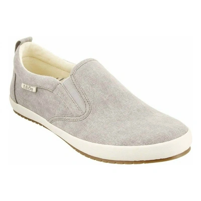 Taos Women's Dandy Canvas Slip On - Medium Width In Grey Wash