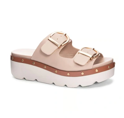 Chinese Laundry Surfs Up Sandal In Beige In Brown