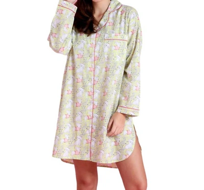 The Mahogany Store Woof Friends Nightshirt In Multi