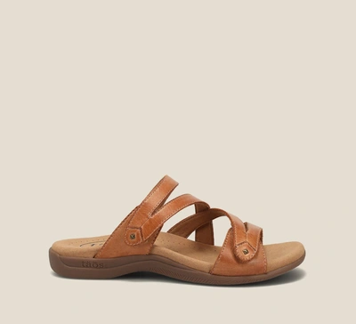 Taos Women's Double U Sandal - Medium Width In Caramel In Brown