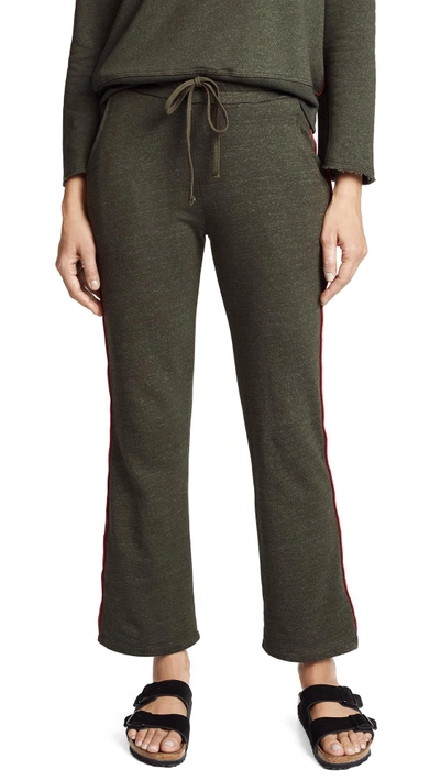 Sundry Piped Sweatpants In Military