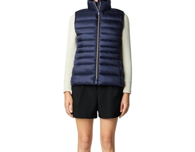 Save The Duck Lynn Puffer Vest In Blue
