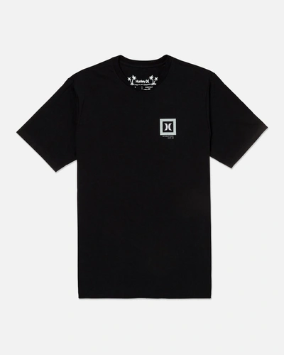 United Legwear Men's Everyday H2o-dri Box Third Slub Short Sleeve T-shirt In Black