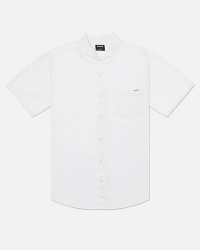 United Legwear Men's One And Only Stretch Short Sleeve Shirt In White Heather