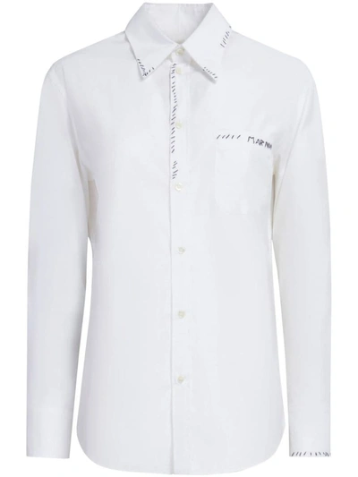 Marni Shirts In Lily White