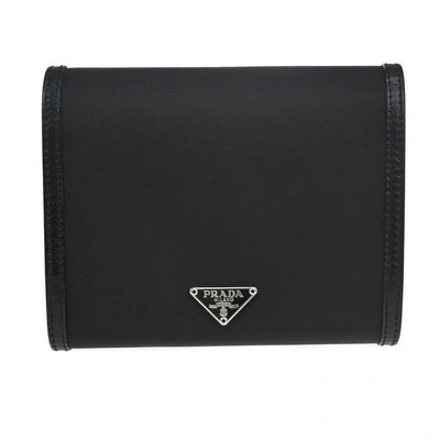 Prada Saffiano Black Synthetic Wallet  ()