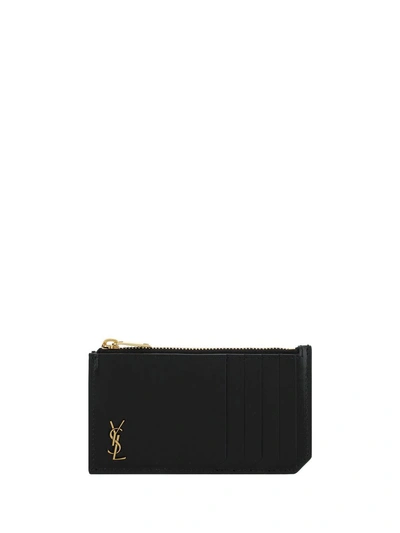 Saint Laurent Wallets In Black