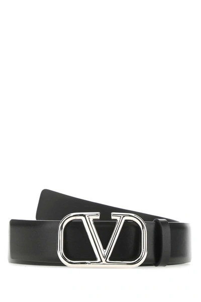 Valentino Garavani Belt In Black Black