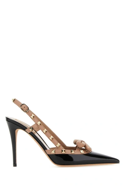 Valentino Garavani Heeled Shoes In Nerorosecannelle