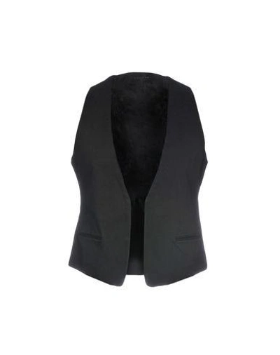 Superfine Vests In Black