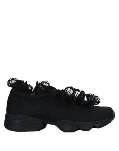 Ganni Sneakers In Black