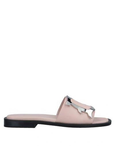 Dondup Sandals In Light Pink