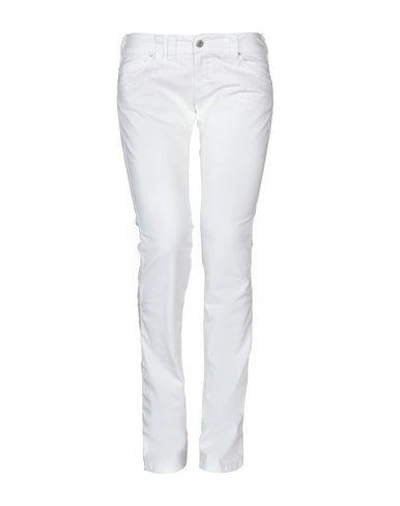 Armani Jeans Casual Pants In White