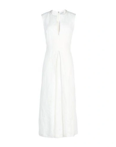 Protagonist 3/4 Length Dresses In Ivory