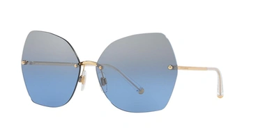 Dolce & Gabbana Dolce And Gabbana Woman  Dg2204 In Gold/light Blue Silver