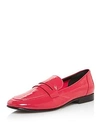 Kate Spade New York Women's Genevieve Almond Toe Patent Leather Loafers In Begonia