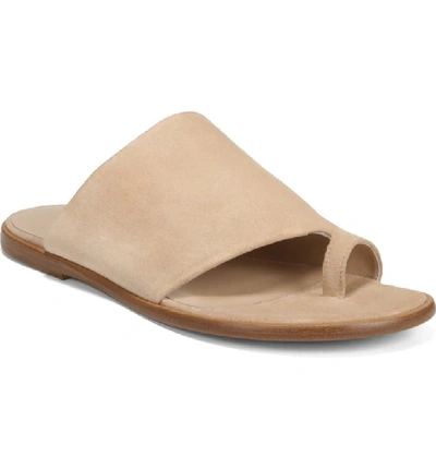 Vince Edris Flat Sport Suede Slide Sandals