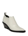 Via Spiga Women's Farly Pointed-toe Mid-heel Ankle Booties In Bone Leather