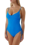 Melissa Odabash Havana One-piece Swimsuit In Cobalt