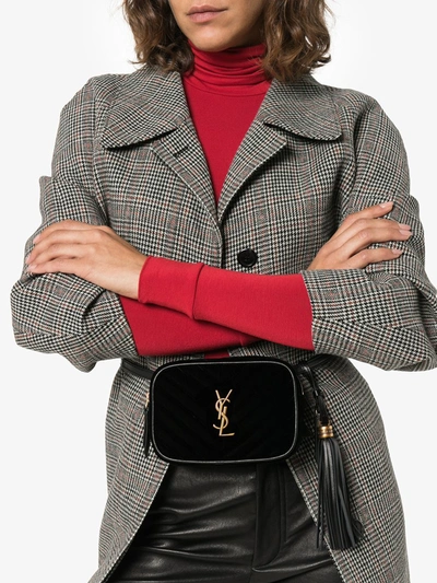 Saint Laurent Lou Belt Bag Leather Red