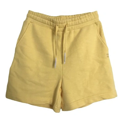 Pre-owned Sweaty Betty Shorts In Yellow