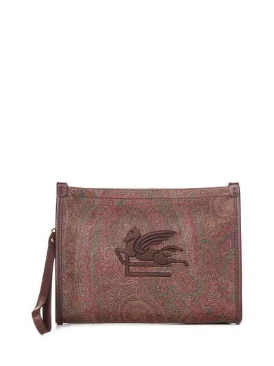 Etro Clutch  In Marrone