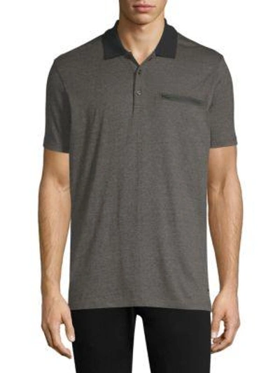 Hugo Boss Dosborn Relaxed-fit Polo In Black