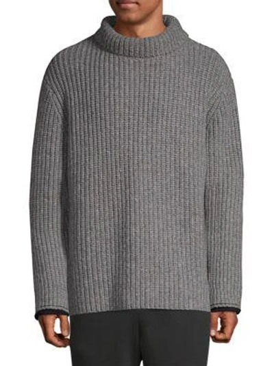3.1 Phillip Lim / フィリップ リム Long Sleeve Chunky Sweater In Navy