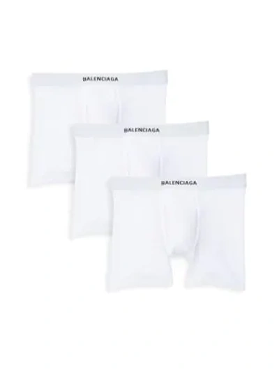 Balenciaga 3-pack Stretch Boxer Brief In White