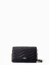 Kate Spade Reese Park - Wyn Quilted Leather Crossbody - Black