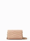 Kate Spade Reese Park – Wyn Quilted Leather Crossbody In Ginger Tea