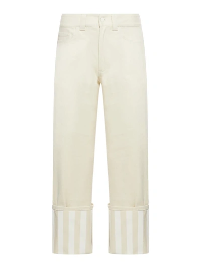 Sunnei Classic Trousers In Nude & Neutrals