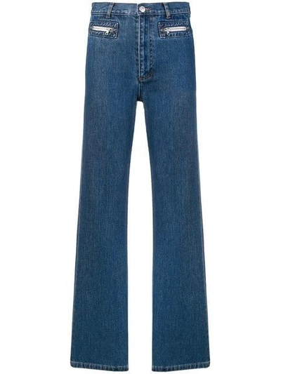 Apc A.p.c. Straight-leg Jeans - Blue