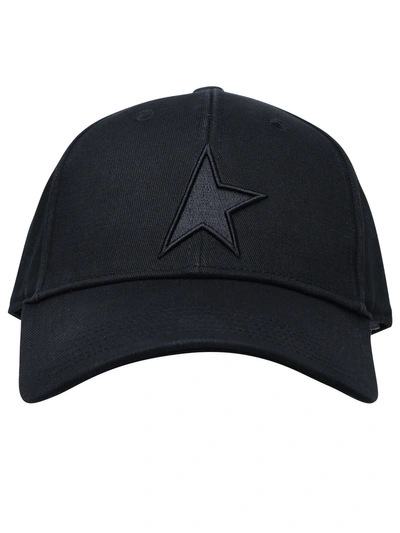 Golden Goose Woman Black Cotton Star Demos Hat