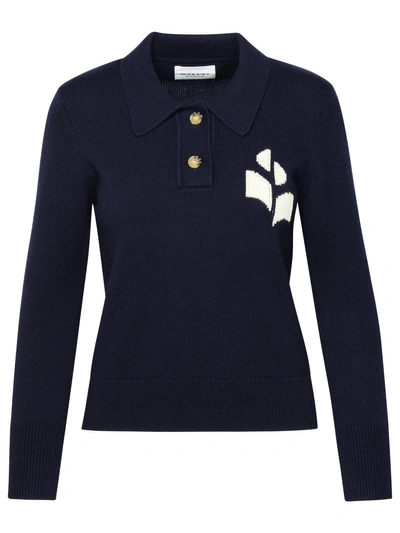 Isabel Marant Étoile Isabel Marant Etoile Woman Isabel Marant Etoile 'nola' Jumper In Navy Wool Blend In Blue