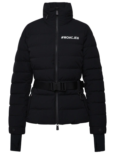 Moncler Grenoble Woman Bettex Black Technical Poplin Down Jacket