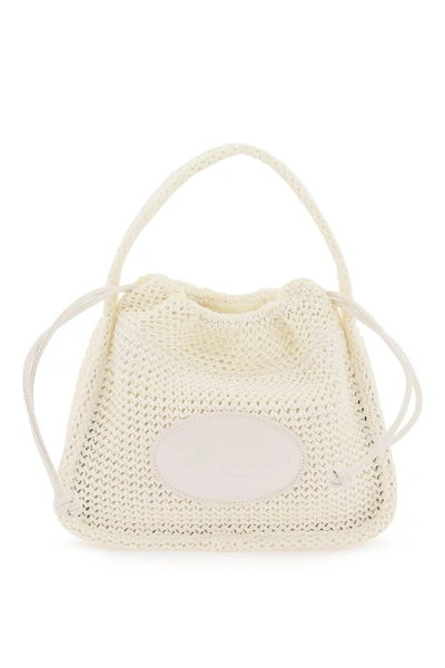 Alexander Wang 'ryan' Small Handbag In Raff In White