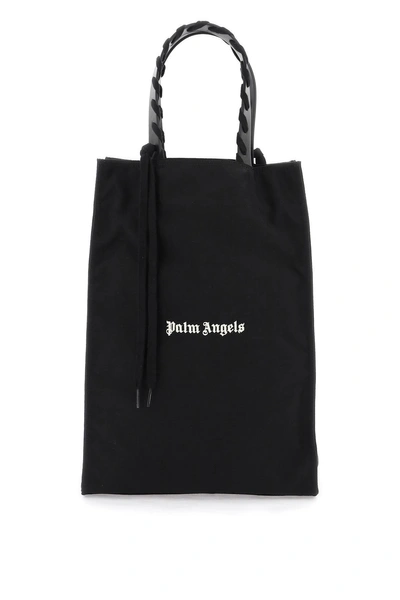 Palm Angels Embroidered Logo Tote Bag With