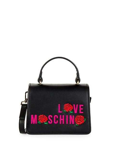 love moschino black tote bag