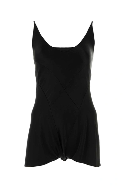 Maison Margiela Satin Jumpsuit For Women In Black