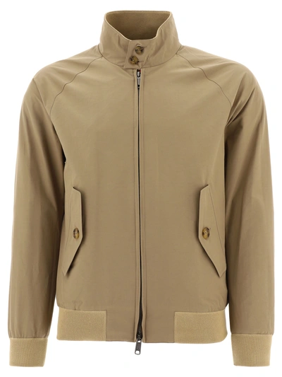 Baracuta "g9" Bomber Jacket In Beige