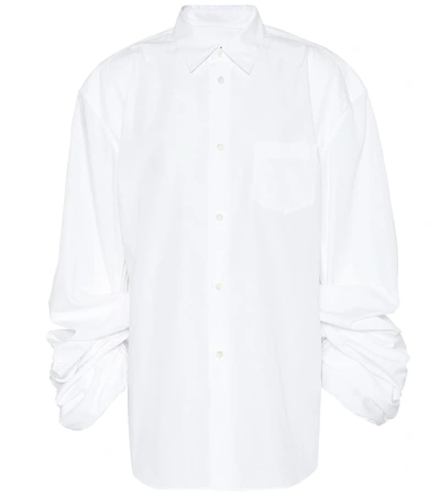 003631 Cotton-blend Shirt In White