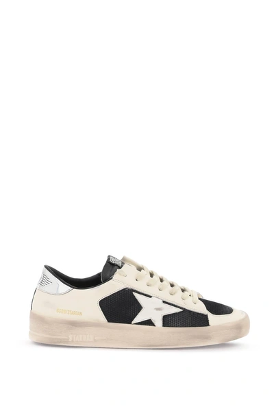 Golden Goose Mesh And Leather Stardan Trainers In Multicolor