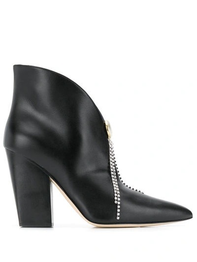 Magda Butrym Belgium Leather Ankle Boots In Black