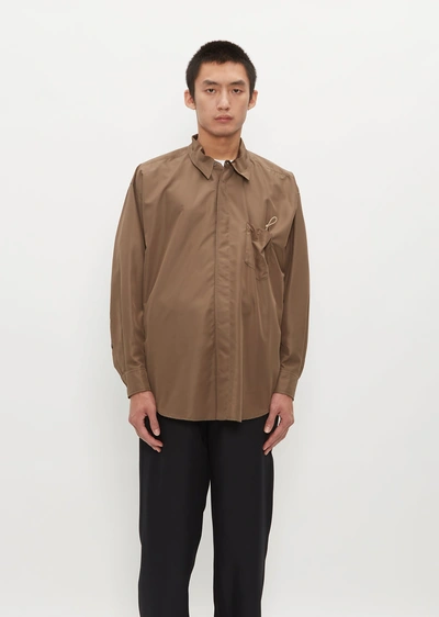 Magliano A Nomad Shirt In Protesta Brown 86