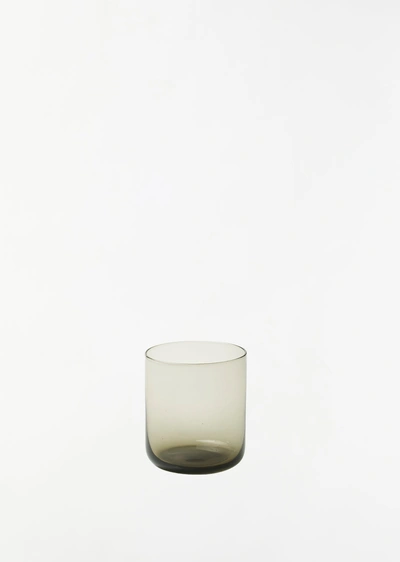 Bitossi Bloom Water Glass In Fume