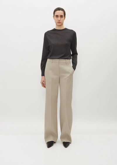 The Row Bremy Pant In Beige / Grey